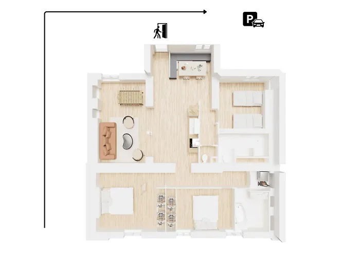 Appartement La Parenthèse Maisonneuve *